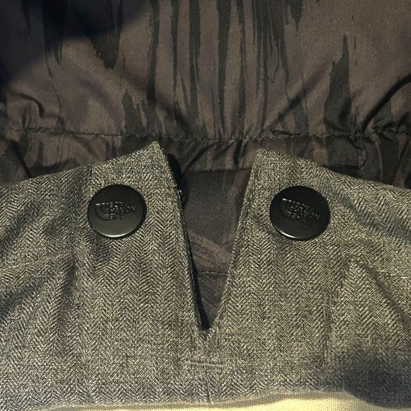 The North Face Women's Down HyVent Parka Coat Gray Size XS NO HOOD - Picture 10 of 16